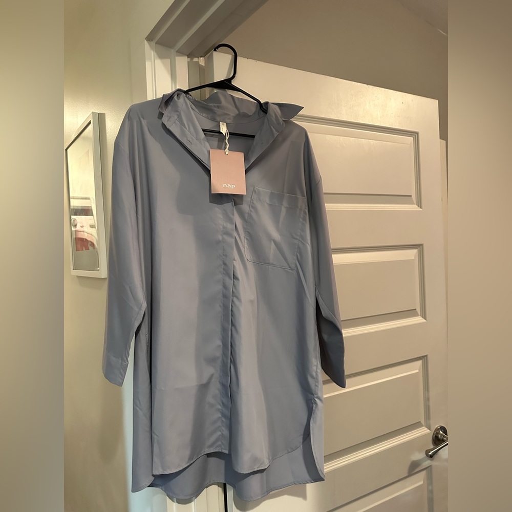 Nap Loungewear Oversized Buttondown